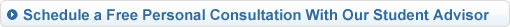 Schedule a free Personal Consultation with our Student Advisor